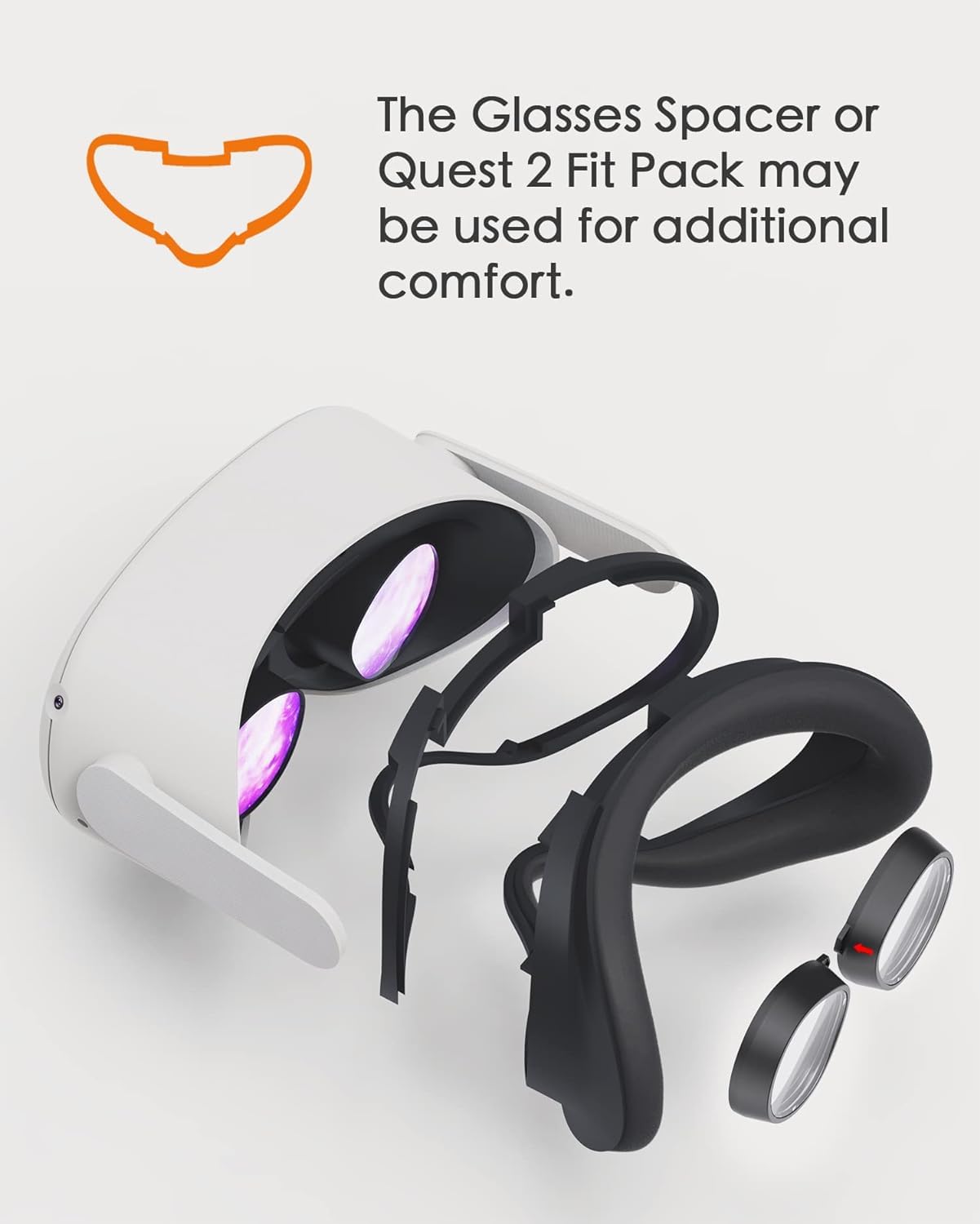 Amazon.com: Amavasion Glasses Lenses Compatible with Quest 3S/2
